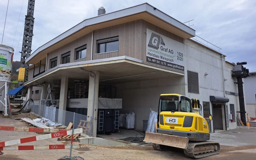 Neubau Heizzentrale/Wärmeverbund und Werkhof Maisprach