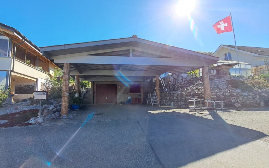 Aufrichten Carport in Rickenbach